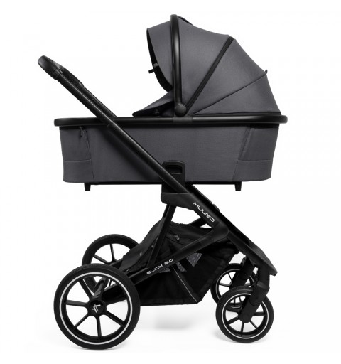 Muuvo Slick 2.0 - wózek wielofunkcyjny, zestaw 2w1 z opcją 3w1, 4w1 | Iron Graphite